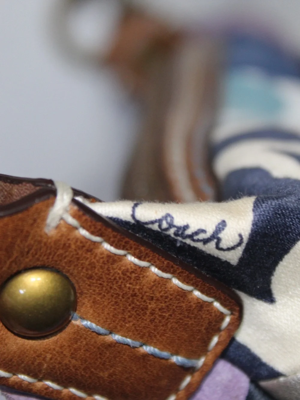 Coach Patchwork Crescent Y2K Bag